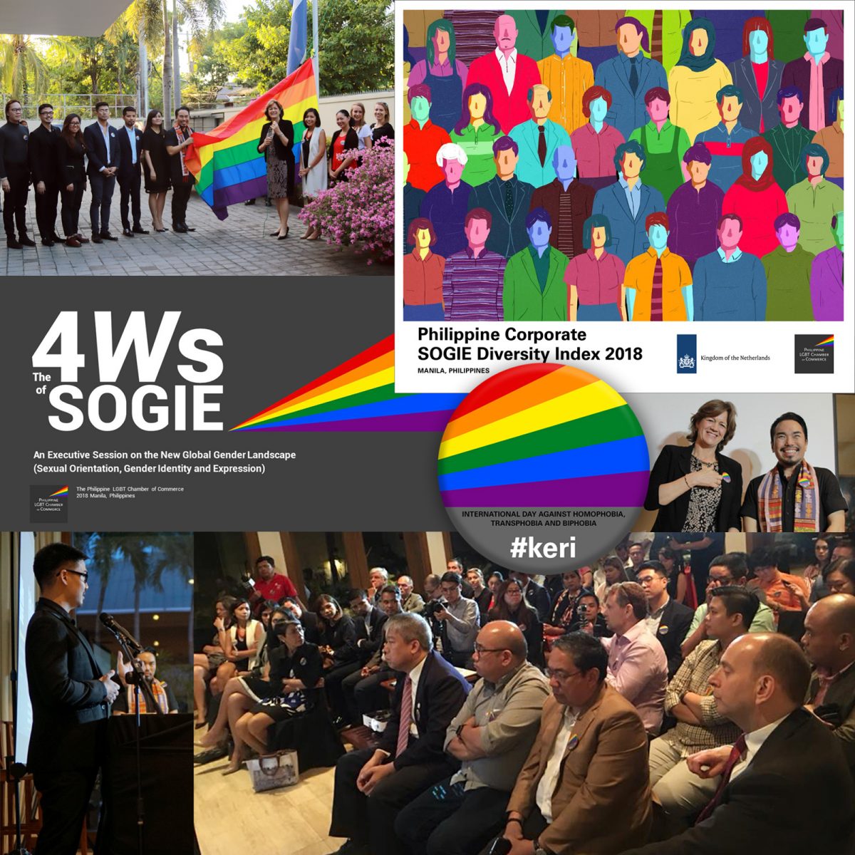 IDAHOT 2018 — The LGBT Chamber with the Embassy of the Netherlands in the Philippines